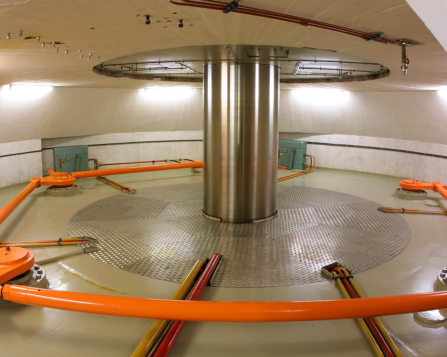 Turbine shaft at Sima power plant